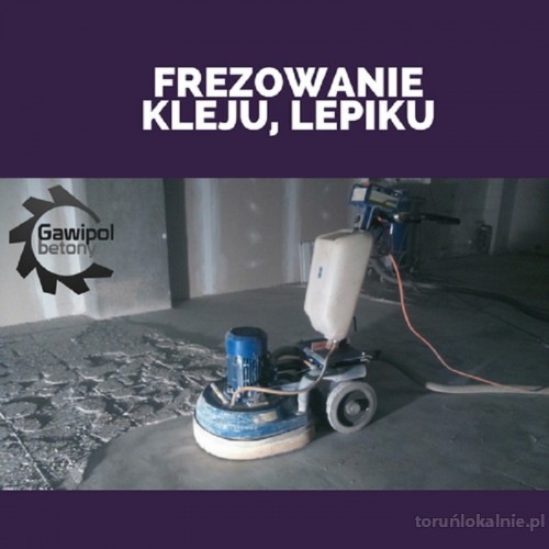 Usuwanie subitu, usuwanie lepiku -Frezowanie betonu Toruń