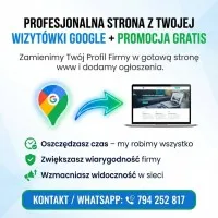 Twoja wizytówka Google jako gotowa strona www