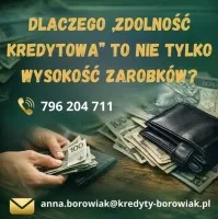 Dlaczego zdolność kredytowa to nie tylko wysokość zarobków?