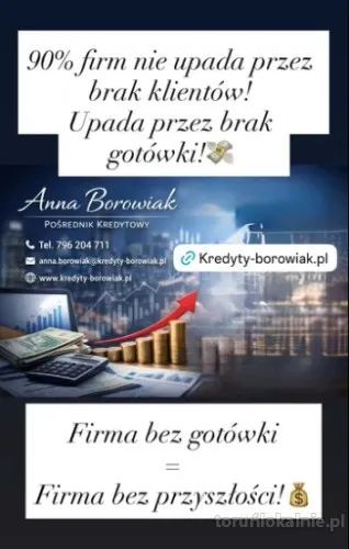 Firma nie bankrutuje przez brak klientów. Bankrutuje przez brak gotówki.