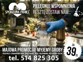 MYCIE GROBÓW - TORUŃ I OKOLICE - 39 ZŁ (MAJOWA PROMOCJA)