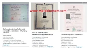 Kup dyplom uczelni , średnie z maturą i wpisem.