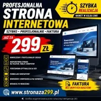 Strona internetowa od 299 PLN, szybka realizacja