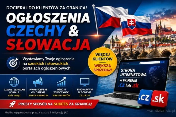 Publikacja ogłoszeń na Czechy i Słowację