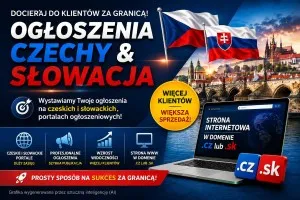 Publikacja ogłoszeń na Czechy i Słowację