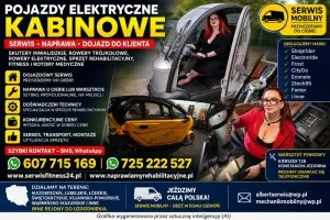 Skutery SHOPRIDER inwalidzkie, wózki, rotory, naprawa mobilna